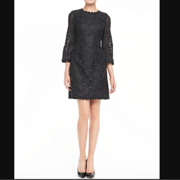kate spade Dresses Kate Spade Lace 34 Sleeve Quinn Little Black